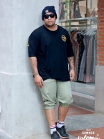 กางเกงขาสามส่วนCOTTON รหัส SS 326 RB สีเขียวอ่อน