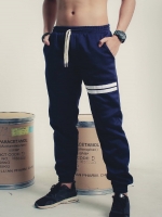 กางเกง jogger ขาจั๊ม ผ้าวอร์ม สี 612 กรมท่า