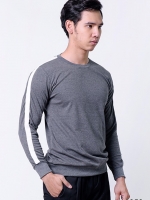 เสื้อยืดแขนยาว L0050 GREY