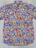 เสื้อเชิตพิมพ์ลายกราฟฟิควินเทจ SSF007