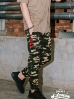 กางเกงขายาว พรีเมี่ยม ผ้า COTTON รหัส WT680 CLAW PANT สีทหารเขียว เล็บเสือดำ