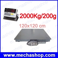 2000kg/200g ฐานชั่ง 120x120cm รุ่น CI-200A- 1212-2T