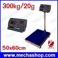300kg/20g ฐานชั่ง 50x60cm รุ่น A12E-EA5060-300Kg