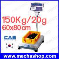พิกัด 150kg/20g แท่นชั่ง 60x80cm รุ่น ECB-150-6080