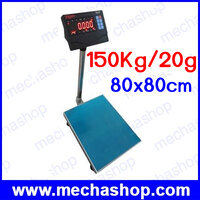 150kg/20g แท่นชั่ง 80x80cm รุ่น TI01-8080-150