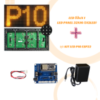 LED สีส้ม-เหลือง บอร์ด ESP32 LED P10 Matrix Panel Shield Arduino Uno library for Freetronics DMD