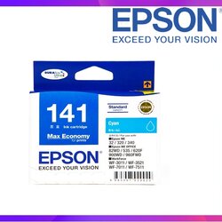 ตลับหมึกอิงค์เจ็ท สีฟ้า Epson T141290 (T141 )