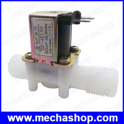 โซลินอยด์วาล์วน้ำ โซลินอยด์ไฟฟ้าปิดเปิดน้ำ Electric Solenoid Valve 24V DC for Water Air N/C 1/2" 4 หุน