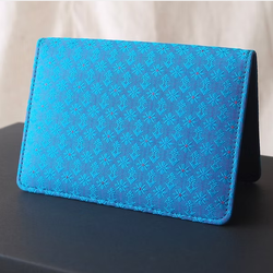 ซองใส่พาสปอร์ต ขนาด 3x9.5x8 cm.สีฟ้า GL-CT-103427