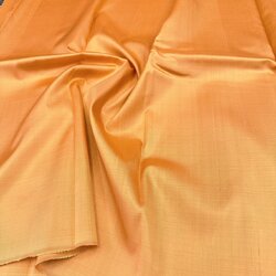 ผ้าไหมสีพื้น เนื้อเรียบ ไหมแท้ 2เส้น สีส้มทอง (ราคาต่อหลา)รหัส C-ST-1122661