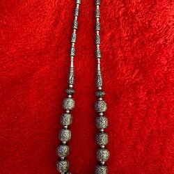 เครื่องประดับเงินแท้ สร้อยคอประเกือมรมดำ