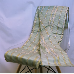 ซิ่น ผ้าไหมมัดหมี่ ผ้าไหมพื้นเมือง ย้อมสีธรรมชาติ สีเขียว เลือกตามขนาด รหัส CISP-CT-100465