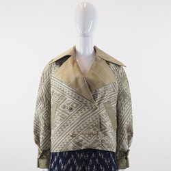 แบบตัด เสื้อผ้าไหม (ไม่รวมผ้า) ตามแบบ รหัส CUT-JHN-040467