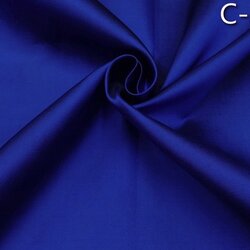 ผ้าไหมสีพื้น เนื้อเรียบ ไหมแท้ 2เส้น เฉดสีน้ำเงิน (ราคาต่อหลา) รหัส C-20127