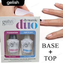 ท็อปเจล เบสเจล [gelish] แพ็กคู่ Top coat / Base coat 15ml