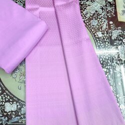 (ผ้าชุด)ไหมยกสุรินทร์ ขนาด 1x4เมตร (ลาย 2เมตร+สีพื้น 2เมตร) สีชมพู รหัส N10-ST-0626671653