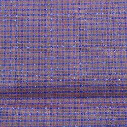 ซิ่น ผ้าไหมมัดหมี่ 3ตะกอ ขนาด 1x2เมตร ลายอัมปรม พื้นสีม่วง รหัส R1C-NY0117661