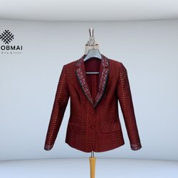 แบบตัด เสื้อผ้าไหม (ไม่รวมผ้า) ตามแบบ chobmai x ARW รหัส CUT-ARW-0706672