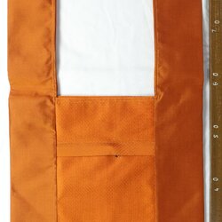 ย่ามผ้าไหม สำหรับพระสงฆ์ ไหมแท้ เนื้อยกดอกพริกไทย ขนาด 14x15นิ้ว สีราชเข้ม รหัส NY-01246866