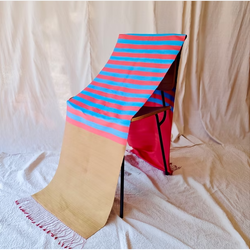 ผ้าพันคอผ้าไหม ขนาด 45x2.1เมตร สีคละสี รหัส ZC-CT-103106