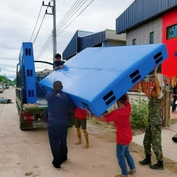 โรงงานผลิตเบาะกันกระแทก เบาะป้องกันการตกจากที่สูง