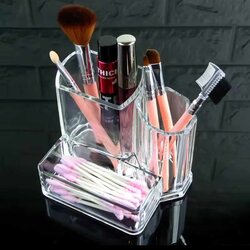 กล่องพลาสติกใส เก็บอุปกรณ์ เก็บเครื่องสำอาง เก็บอุปกรณ์ทำเล็บ จัดระเบียบของ