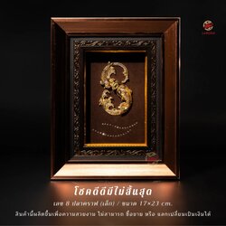 Wongnimit กรอบรูปมงคล ของขวัญขึ้นบ้านใหม่ เปิดร้านใหม่ กิจการใหม่ เลื่อนตำแหน่ง,เกษียณอายุ,ปีใหม่(เลข8ปลาคราฟ)