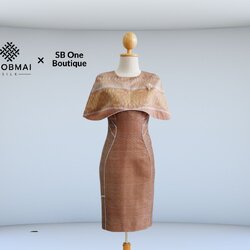 แบบตัดชุด แยกชิ้น เสื้อ+ชุดกระโปรง (ไม่รวมผ้า) chobmai x SBone รหัส CUT-SB-04016611