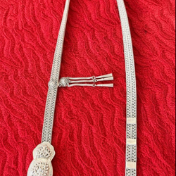 เครื่องประดับเงินแท้ เข็มขัดเงิน ขนาด 33นิ้ว น้ำหนัก 216กรัม