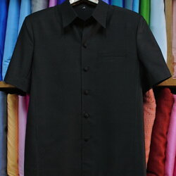 เสื้อซาฟารี คอปก ลูกแก้ว ทรง DT-058