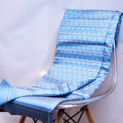 ซิ่น ผ้าไหมมัดหมี่ ผ้าไหมมัดหมี่ลายโคมห้ายืน สีฟ้า เลือกตามขนาด รหัส CISP-CT-100195