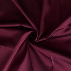 ผ้าไหมยก 4ตะกอ สีพื้นเนื้อลูกฟูก ไหมแท้ สีแดงเปลือกมังคุด (ราคาต่อเมตร) รหัส B-119-505LM4