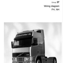คู่มือซ่อม วงจรไฟฟ้า Wiring diagram Trucks Group 37 FH, NH ปี 98- (ข้อมูลทั่วไป ค่าสเปคต่างๆ วงจรไฟฟ้า วงจรไฮดรอลิกส์)
