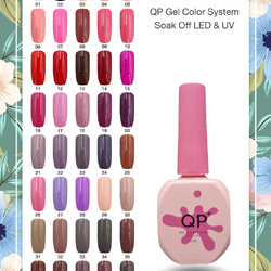 สีเจลทาเล็บ แบรนด์ QP 12ml.