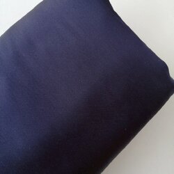 ผ้าไหมยก 4ตะกอ สีพื้นเนื้อลูกฟูก ไหมแท้ สีกรมท่า (ราคาต่อเมตร) รหัส B-119-1058WA12