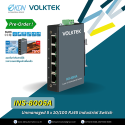 INS-8005A Volktek Unmanaged 5 x 10/100 RJ45 Industrial Switch