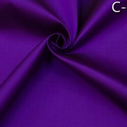 ผ้าไหมสีพื้น เนื้อเรียบ ไหมแท้ 2เส้น สีม่วง (ราคาต่อหลา) รหัส C-70117