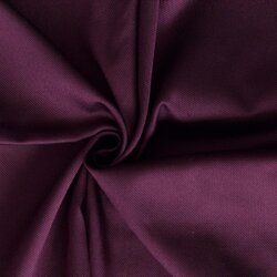 ผ้าไหมยก 4ตะกอ สีพื้นเนื้อลูกฟูก ไหมแท้ สีม่วงมังคุด (ราคาต่อเมตร) รหัส B-119-1058WA5