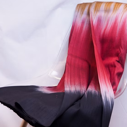 ซิ่น ผ้าไหมมัดหมี่ ผ้าไหมพื้นเมือง สีดำ-แดง เลือกตามขนาด รหัส CISP-CT-100469