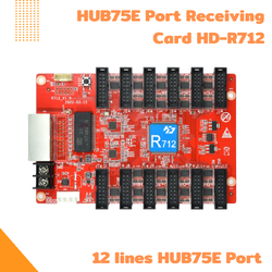 Receiving Card HD-R712 Synchronous Full Color LED HUB75E Port
