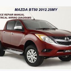 CD คู่มือซ่อม WIRING DIAGRAM Mazda BT-50 Pro 2012
