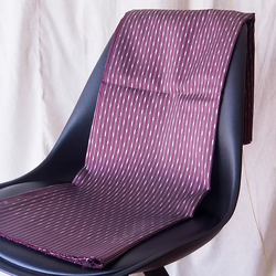 ซิ่น ผ้าไหมมัดหมี่ ไหมบ้าน ขนาด 1x2.25หลา พื้นสีแดงดำ รหัส CISP-CT-102532