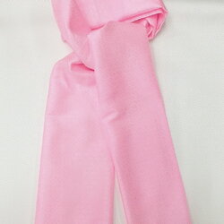 ผ้าพันคอ ผ้าไหมยกดอก ขนาด 30x140 ซม.พื้นสีชมพู รหัส ZYA-090