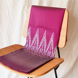 ซิ่น ผ้าไหมมัดหมี่ ไหมแท้ สีแดงม่วง เลือกตามขนาด รหัส CISP-CT-103211