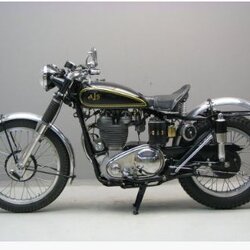 คู่มือซ่อม มอเตอร์ไซค์ AJS 350cc, 500cc ปี 1951 (EN)