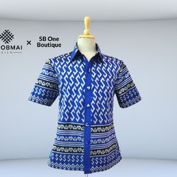 แบบตัด เสื้อผ้าไหม (ไม่รวมผ้า) ตามแบบ chobmai x SBone รหัส CUT-SB-04016617