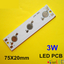 PCB 3 หลอด ต่ออนุกรม 75 x 20mm