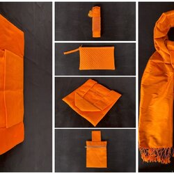 ชุดไตรไหมแท้ 9 ขันธ์ พร้อมอัฐบริขารและเครื่องใช้ครบชุด