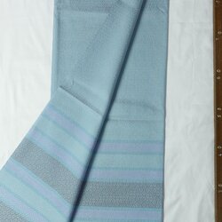 ซิ่น ผ้าไหม ยกดอกมีเชิง ขนาด 1x2หลา ไหมแท้ เฉดสีฟ้าเทา รหัส B7-NY-012468075