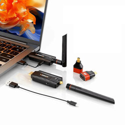 ออกใบกำกับภาษีได้ VRRiiS WL084 Set ตัวส่ง ตัวรับ อะแดปเตอร์รับส่งสัญญาณวิดีโอ HDMI ไร้สาย ระยะไกล